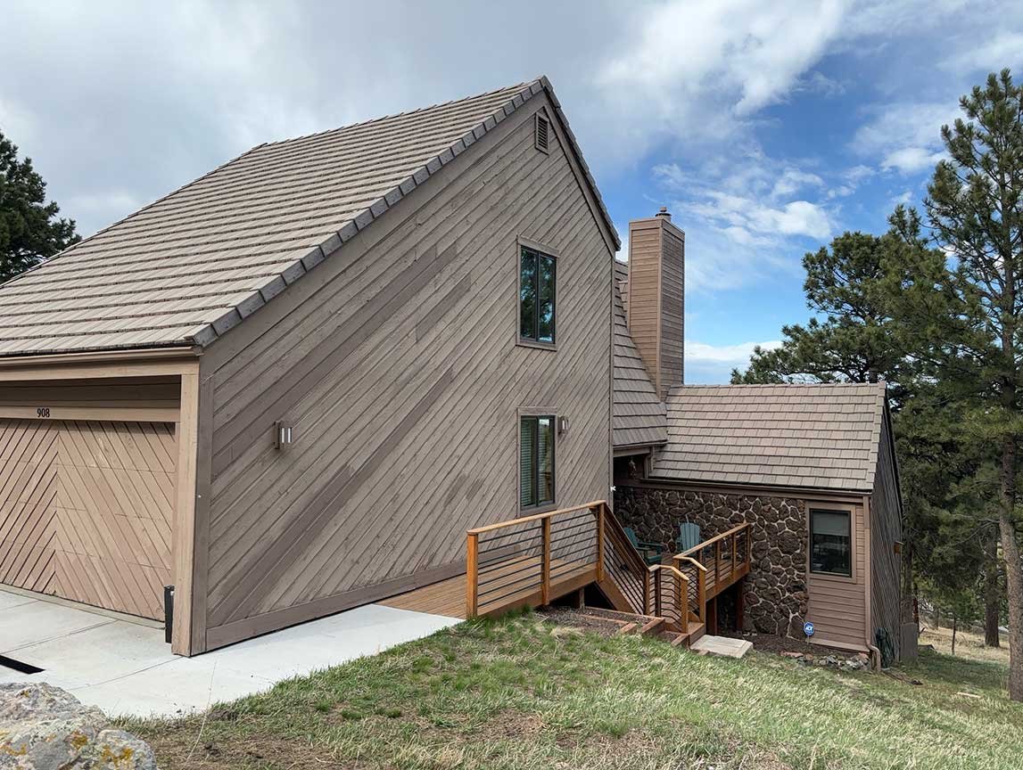 natural full siding home makeover before golden co