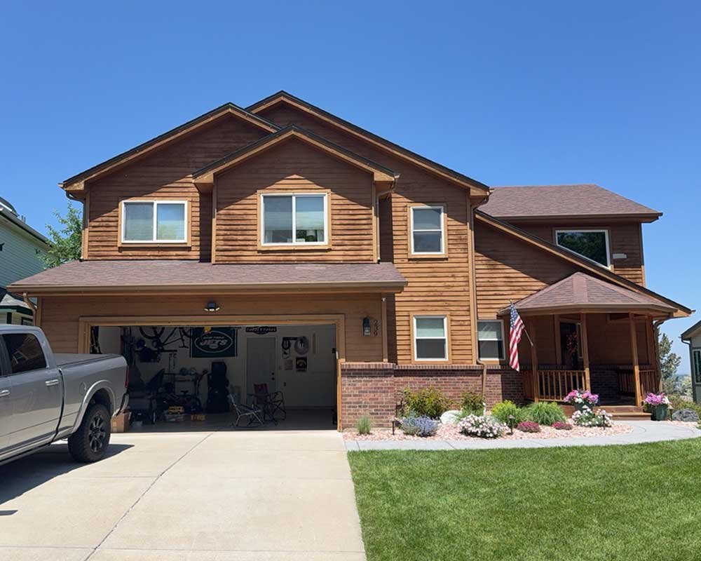 Full James Hardie Exterior Replacement Before